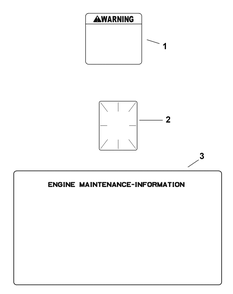 Kohler Efi Engine Decals Diagram and Parts List for 465 4X4-EFI-1I029Z-1H020Z-37BMD710 Cub Cadet Lawn Tractor Accessories